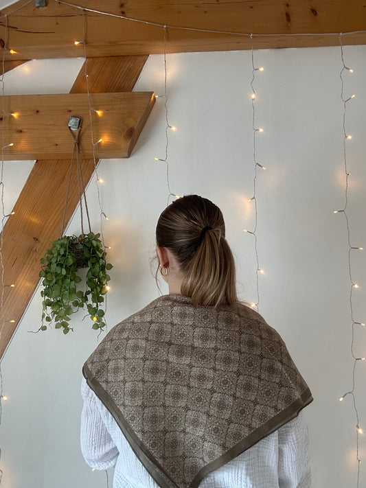 Foulard Taupe