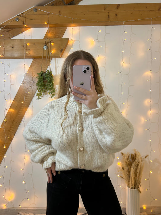 Cardigan Heloa crème