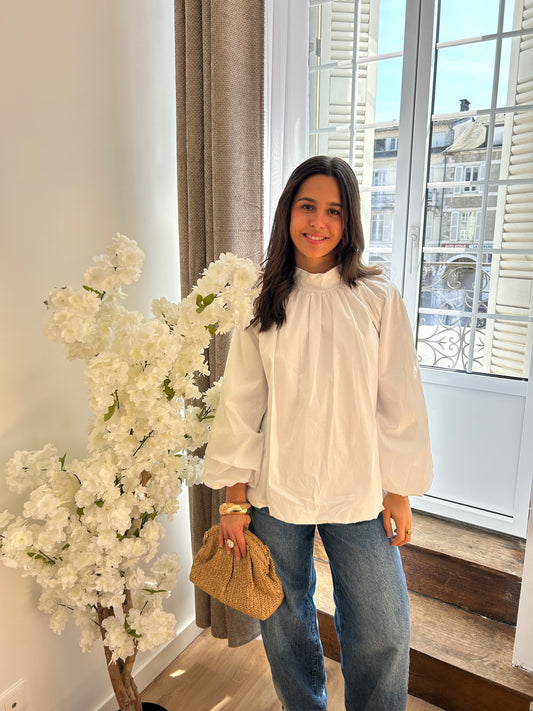 Blouse Clara blanche