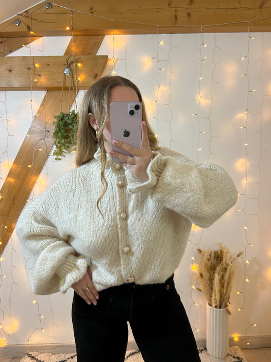 Cardigan Heloa crème